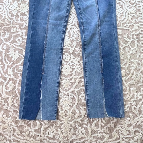 BlankNYC Skinny Classique Patchwork Split Front Jeans - Picture 3 of 14